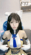 二次元顶级尤物美少女！cos装女神颜值！黑丝美腿白虎美穴，玻璃棒猛捅