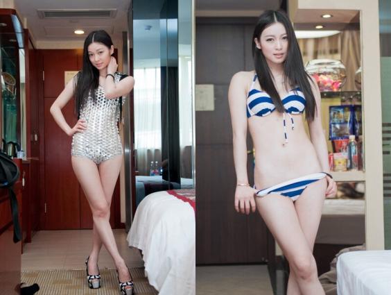 性感身材清純氣質美女模特【歡歡】頂格私拍人體~重頭戲結尾攝影師加錢潛規則