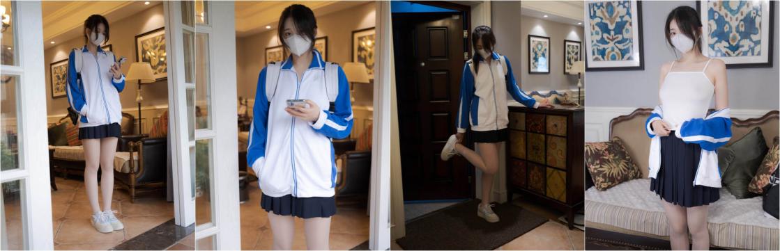 校服比情趣内衣更有樂趣 青春活力少女『櫻可』清純私拍,清純唯美的臉蛋,實則内心空虛淫蕩不堪,滿足一切性幻想