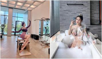 某音39万粉的网红女神 身材堪称天花板级别 顶流女神【希希gina】超淫乱多p合集