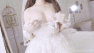 唯美純潔婚紗天花闆級白虎女神〖米胡桃〗花嫁婚紗真的美哭了！ 口交中出，看着精液從純潔女神小嫩逼流出