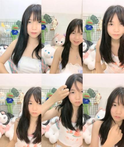新人！校花小妹妹下海~【波妞澀澀】扒穴特寫！好粉好水靈，自己在閨房裏，害羞的給大哥們看看粉嫩的小逼逼