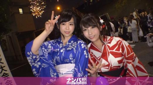 花火大会浴衣乱交，美乳女子酒后潮喷，浴衣脱光高潮连连。- 宫村菜菜子 玉木久留美